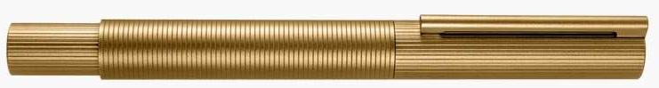 Otto Hutt Design D08 Frosted Thread Guilloché Yellow Gold  Ltd Edition Fountain Pen 